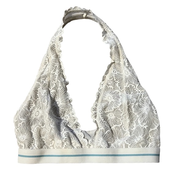 Girls white lace halter bralette by Colsie size S - Picture 5 of 8